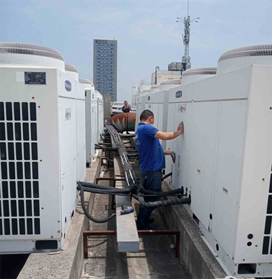 平定中央空调制热和不制冷系统维修方法